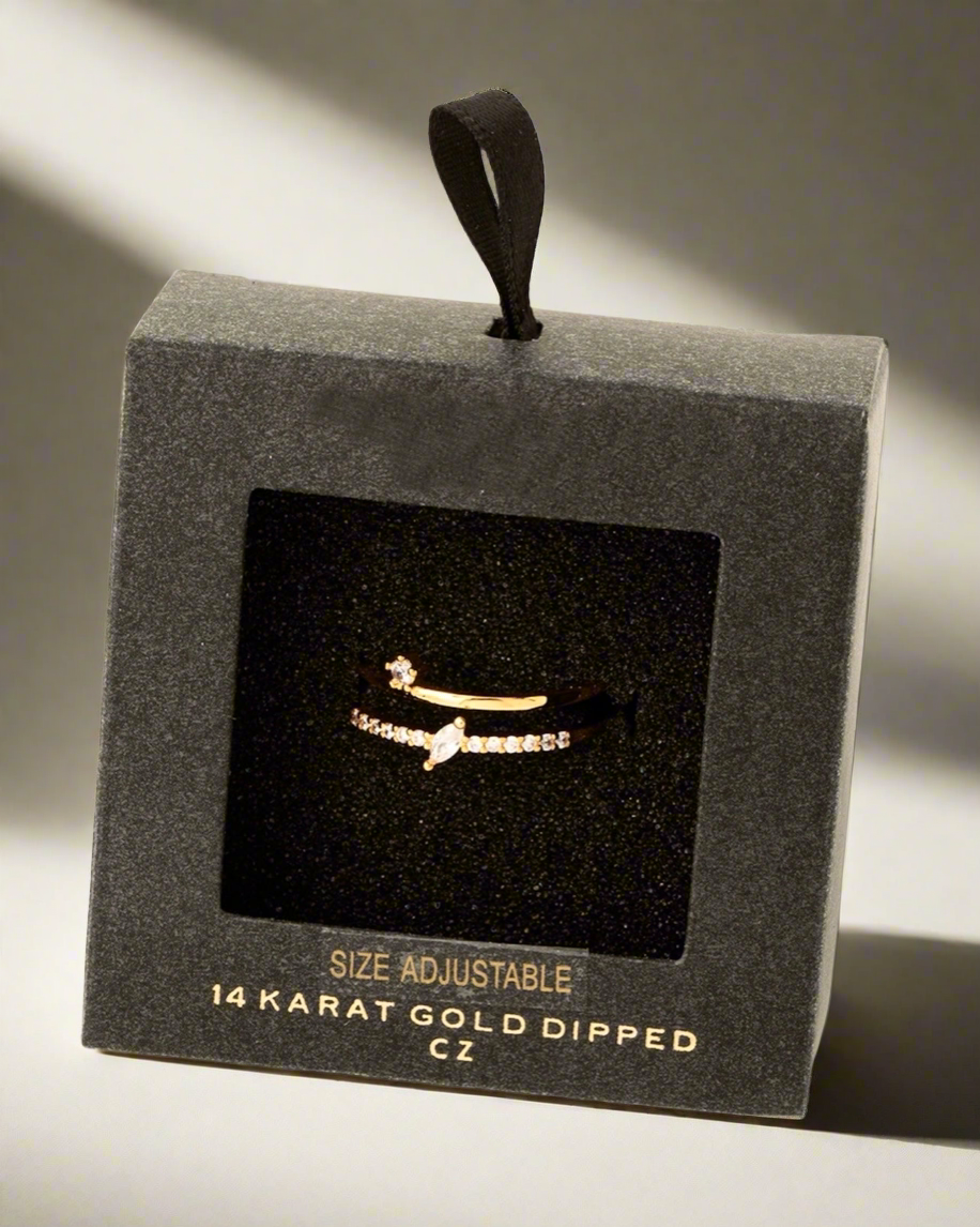 CZ GOLD RING