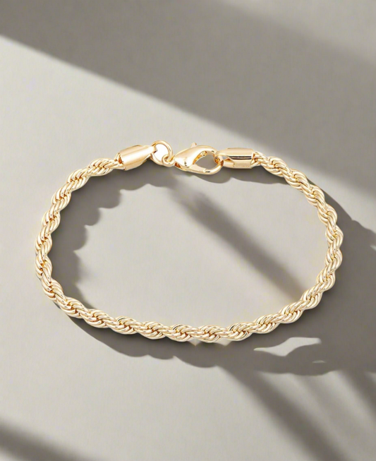 GOLD ROPE BRACELET