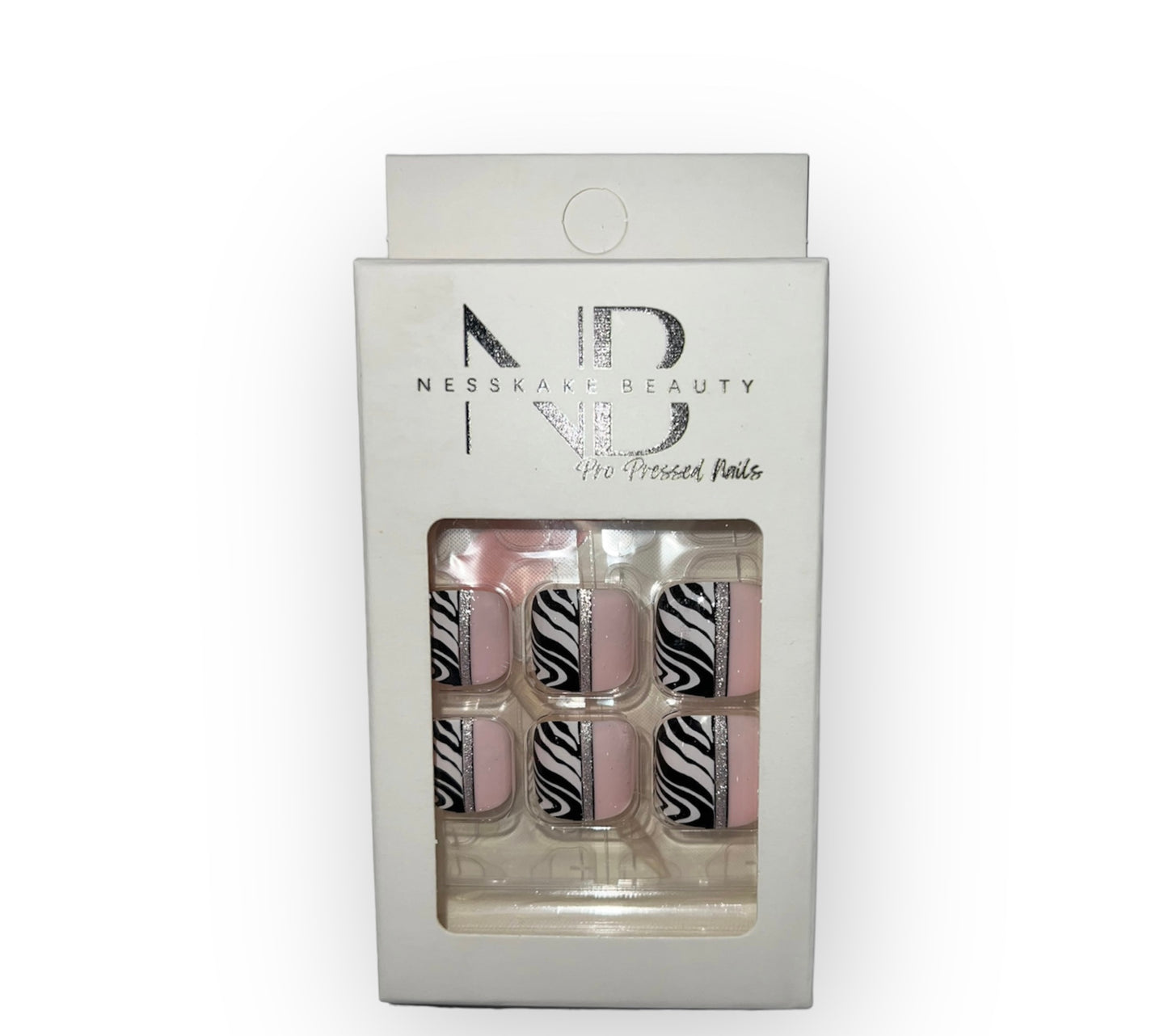 UÑAS DE LOS PIES CON DISEÑO DE CEBRA