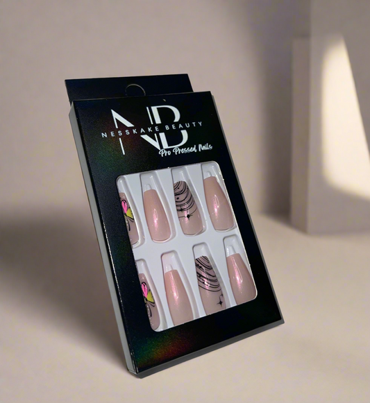 IRIDESCENT BUTTERFLY ART SET
