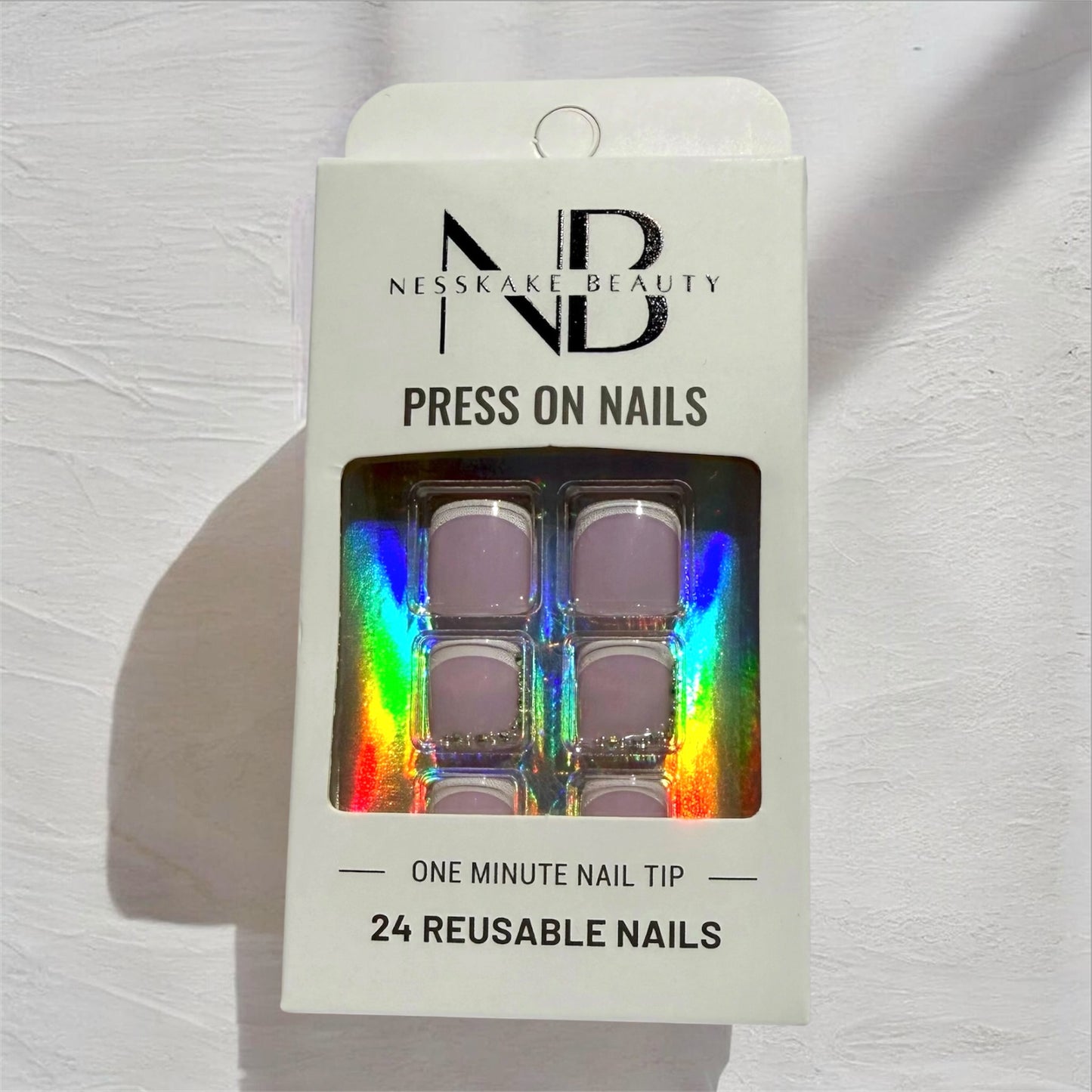 FRENCH W/ CUTICLE CRYSTALS